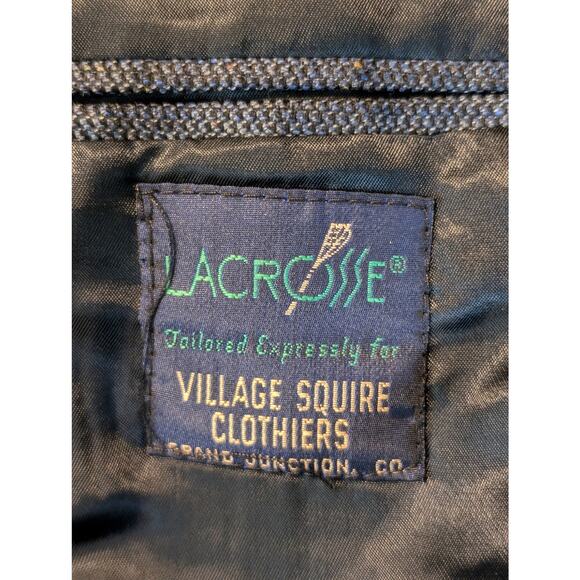 Zino Made in Italy Regent Blue Silk/Wool Two Button Men's Blazer Size 44R - Picture 7 of 8